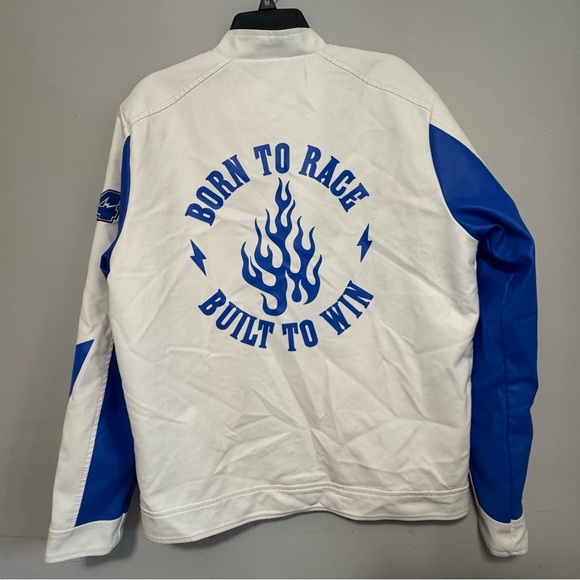Refinery Republic jacket, "Maximus Racer" model, white and blue. Size M. - Picture 6 of 16